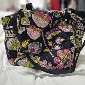 Vera Bradley shoulder tote bag w/wallet